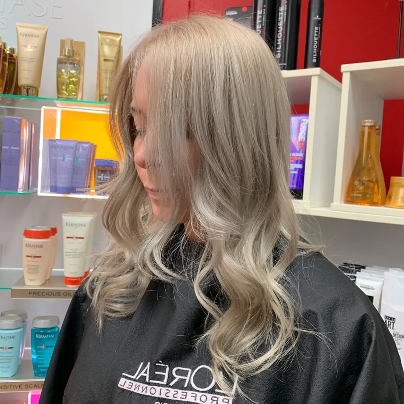 An Ash Grey Coloured Hair — Hair Salon in Darwin, NT
