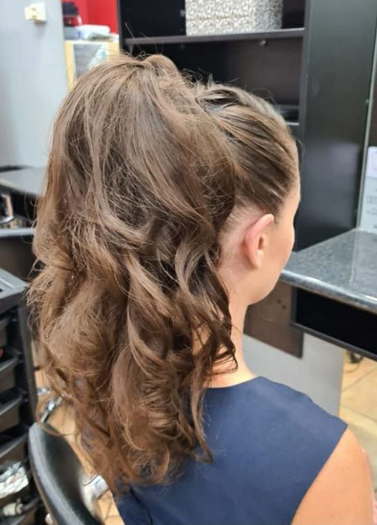 Pony Style Hair for an Event — Hair Salon in Darwin, NT