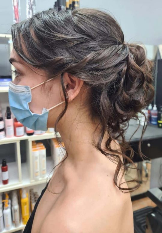 Beautiful Bridal Hair Style with Braid — Hair Salon in Darwin, NT
