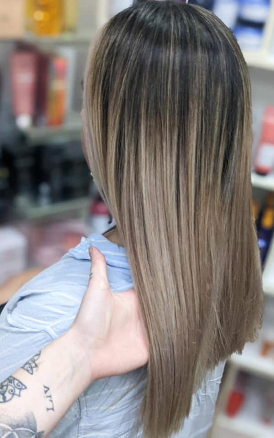 Beautiful Straight Ombre Hair — Hair Salon in Darwin, NT