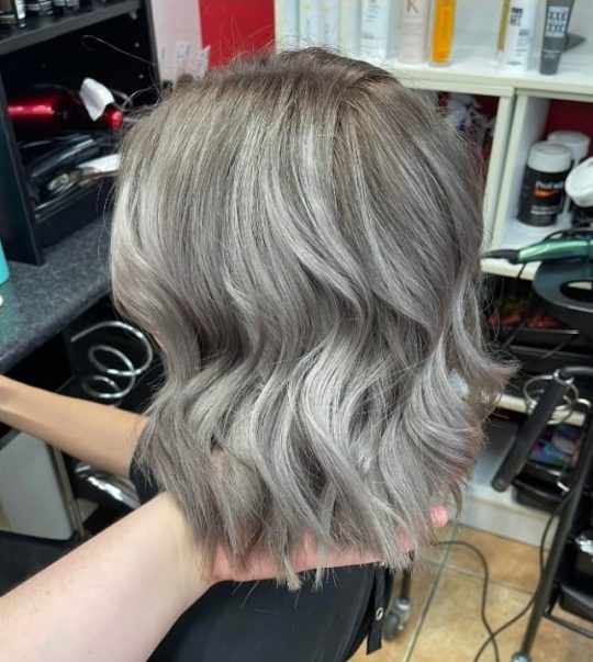 A Curly Short Ombre — Hair Salon in Darwin, NT